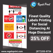 Don’t Miss! Labor Day 25% Discount On 6 Feet Social Distancing Labels